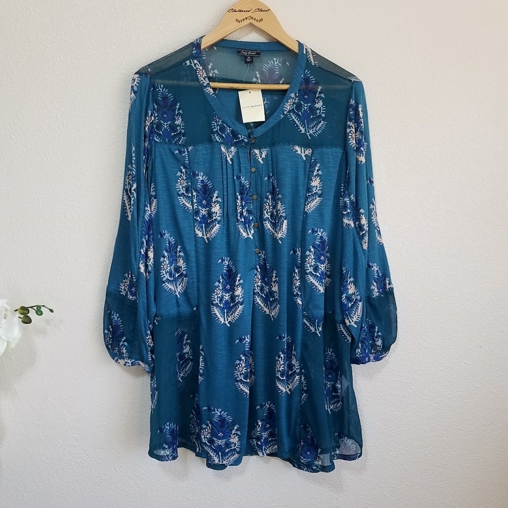 Lucky Brand Floral Blouse